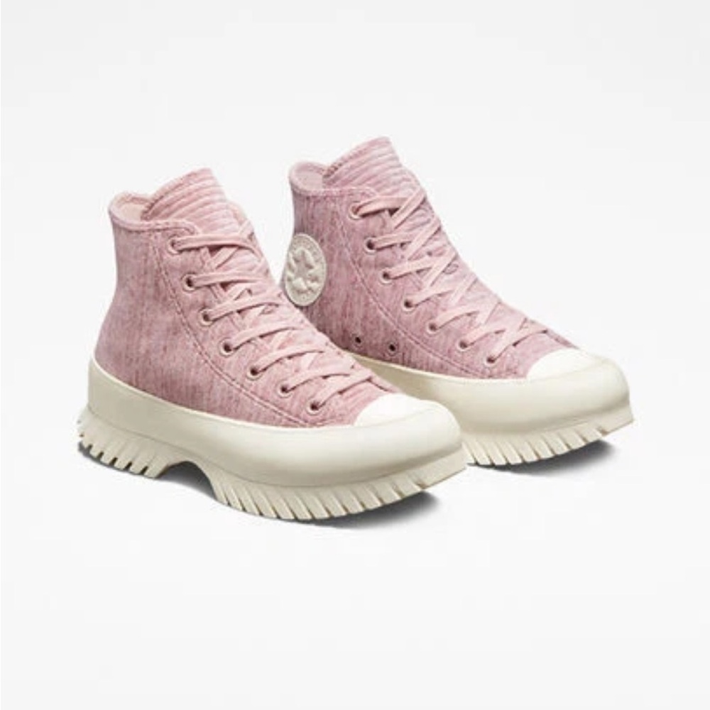 Converse Chuck Taylor‎ Lugged 2.0 Pink Corduroy Platform Sneakers  Mens 7 W9